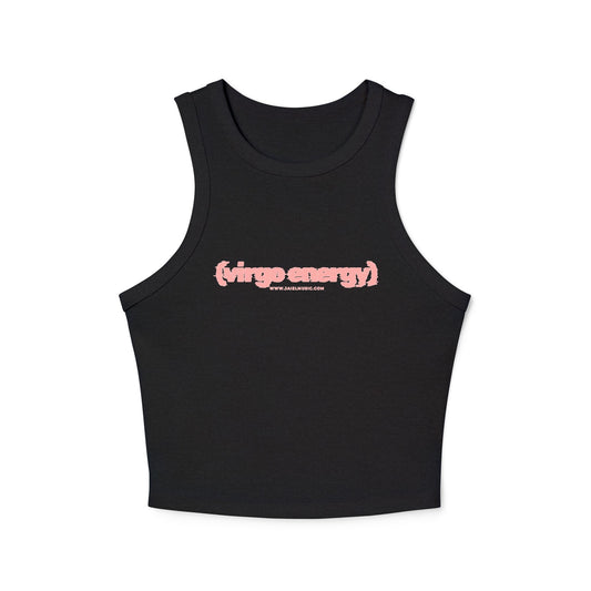 Virgo Energy Cropped Tank Top (Pink)