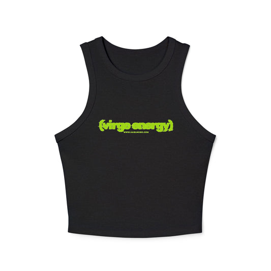 Virgo Energy Cropped Tank Top (Green)
