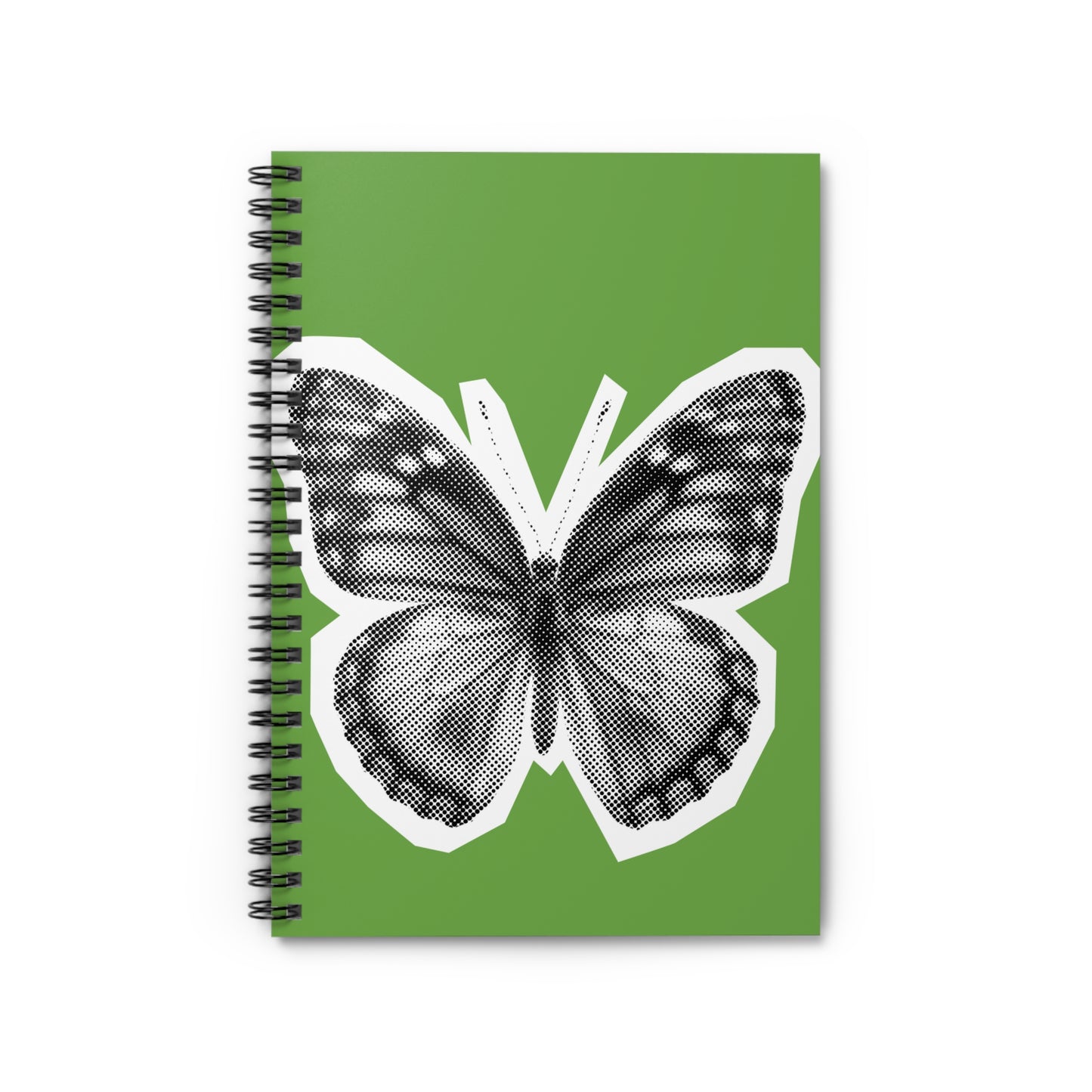 Butterfly Spiral Notebook - Ruled Line