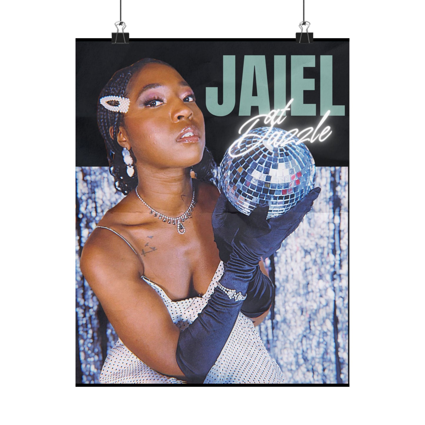 Jaiel at Dazzle Matte Vertical Poster